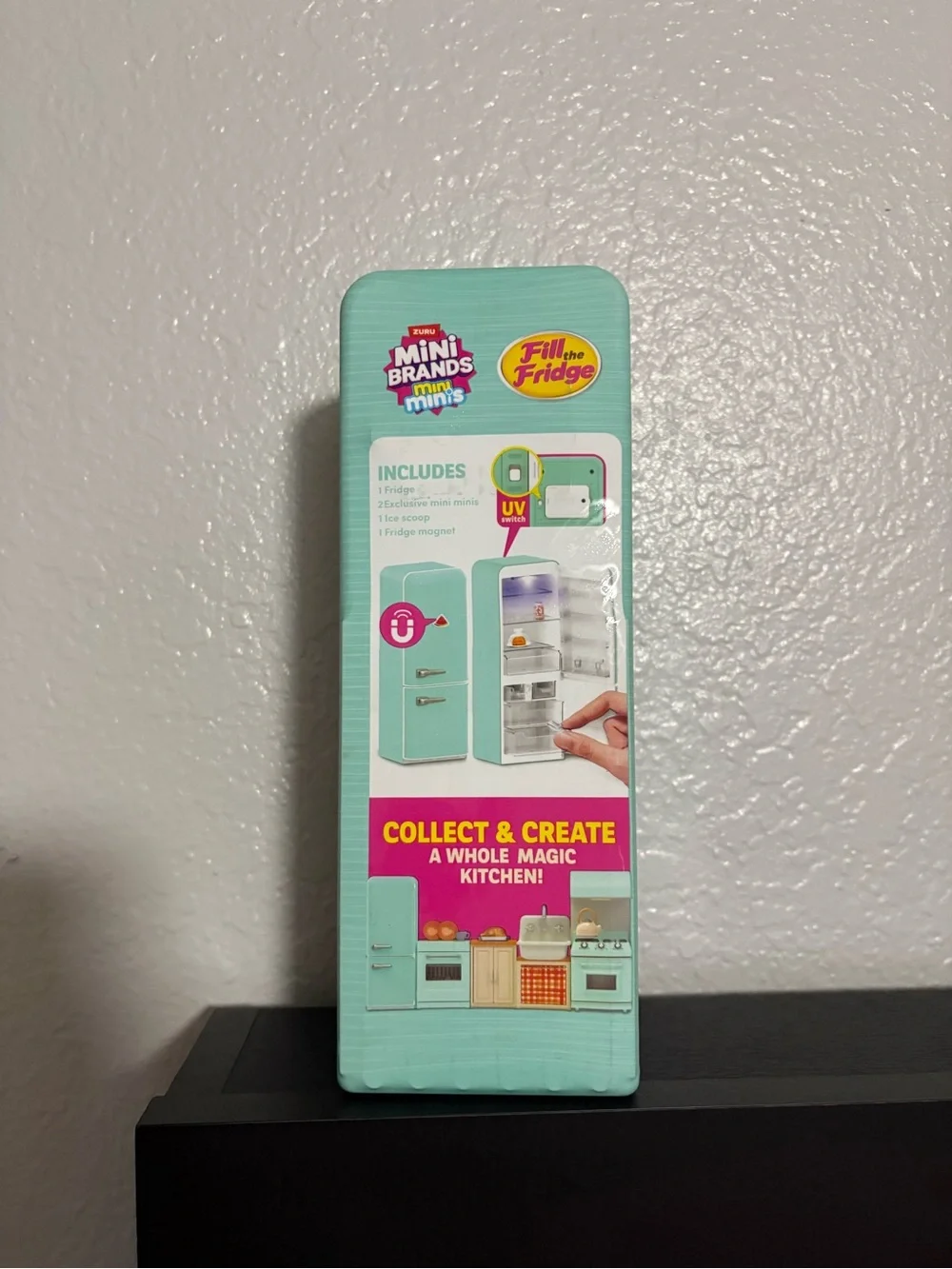 ZURU Mini Brands Fill the Fridge Playset - Mint Green